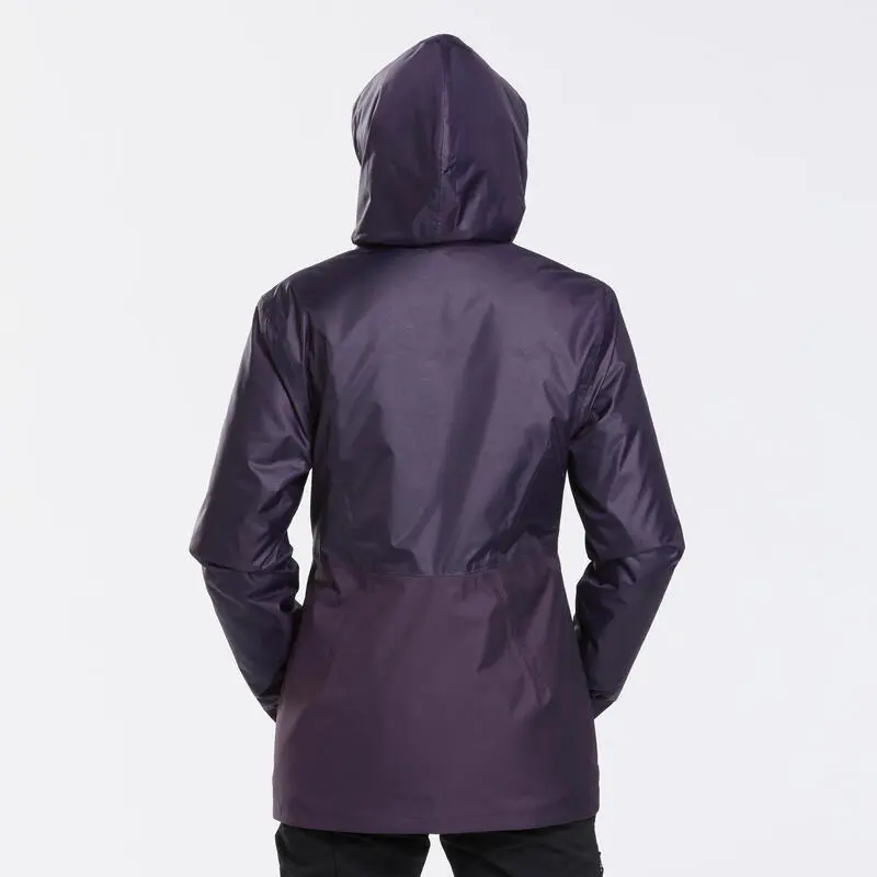 Abrigo De Montaña Y Nieve Impermeable Mujer Quechua SH100 Warm Morado - Imagen 2