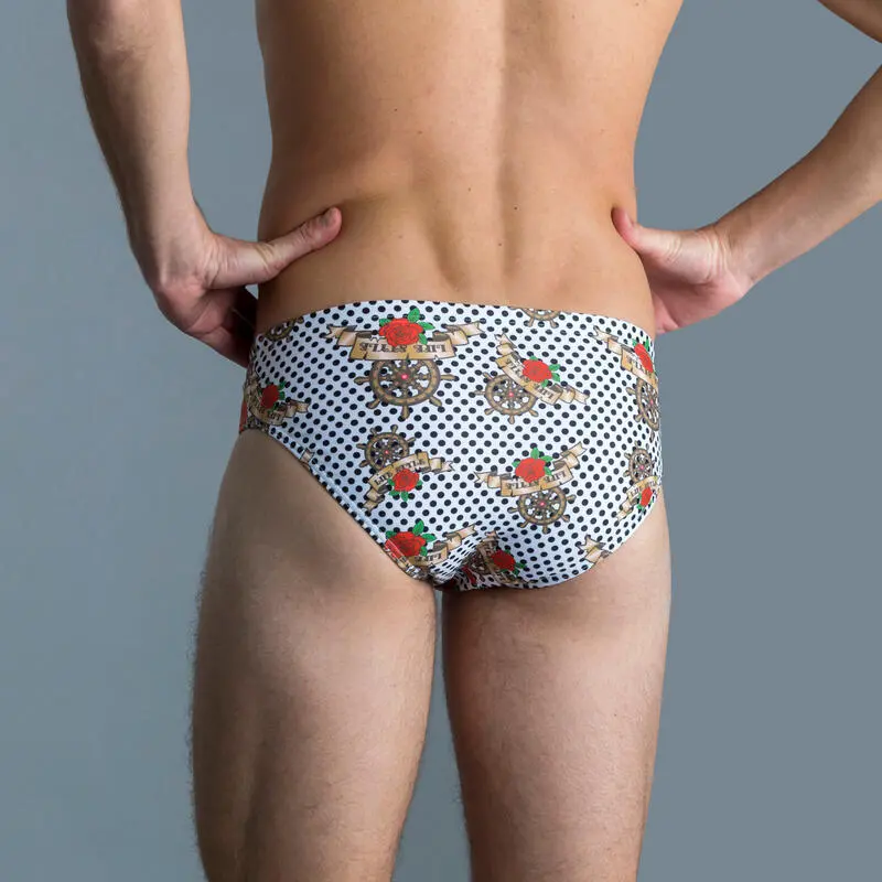 Bañador Hombre Natación Arena Slip Gris - Imagen 2