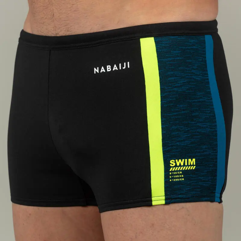 Nabaiji Bóxer Natación Yoko Hombre Negro Amarillo Azul - Imagen 5