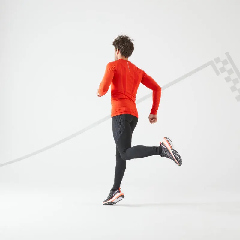 Camiseta Térmica Running Transpirable Hombre Kiprun Skincare Rojo - Imagen 2