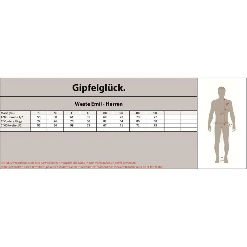 GIPFELGLÜCK Chaleco De Senderismo Emil Senderismo/exterior/tremetismo Hombres - Imagen 3