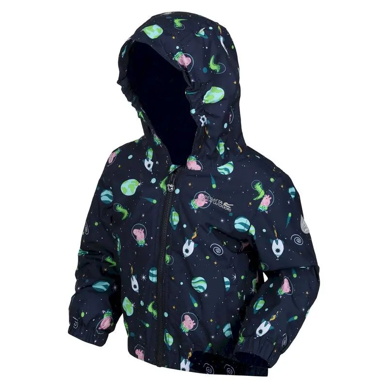 Regatta Chaqueta Acolchada Muddy Puddle Cosmic Peppa Pig Para Niños/Niñas Marino - Imagen 4