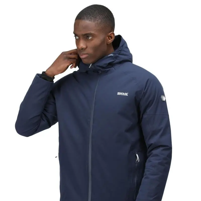 Regatta Chaqueta Aislante Baxton Impermeable Para Hombre Negro - Imagen 6