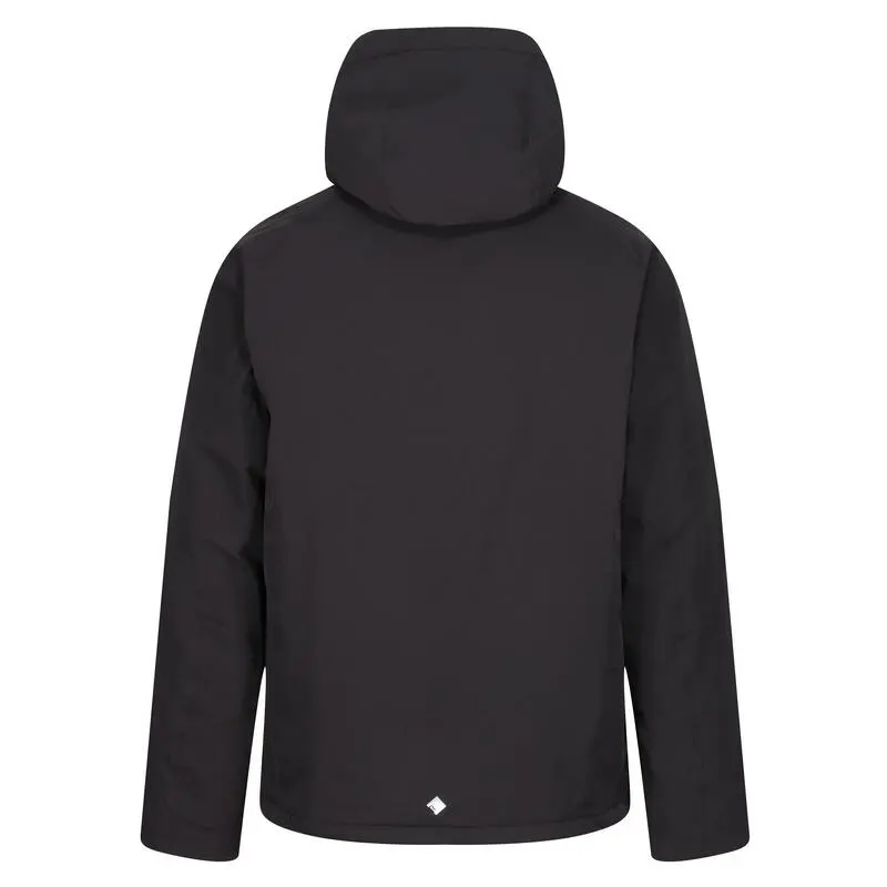 Regatta Chaqueta Aislante Baxton Impermeable Para Hombre Negro - Imagen 2