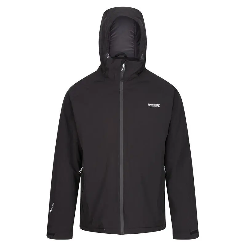 Regatta Chaqueta Aislante Baxton Impermeable Para Hombre Negro