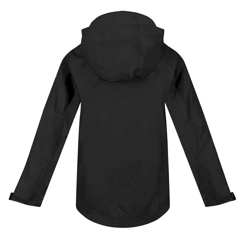 Regatta Chaqueta Impermeable Calderdale II Para Niños/Niñas Negro - Imagen 2