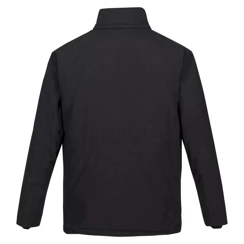 Regatta Chaqueta Impermeable Edin Para Hombre Negro - Imagen 2