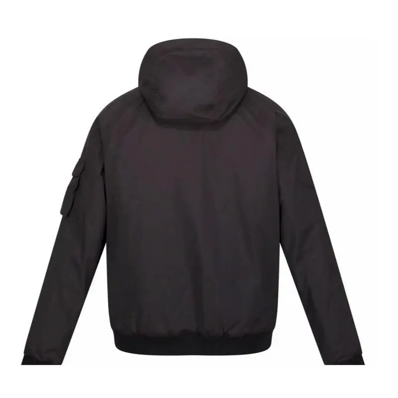 Regatta Chaqueta Impermeable Faizan Para Hombre Negro - Imagen 2