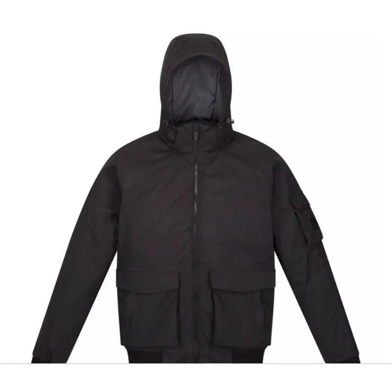 Regatta Chaqueta Impermeable Faizan Para Hombre Negro