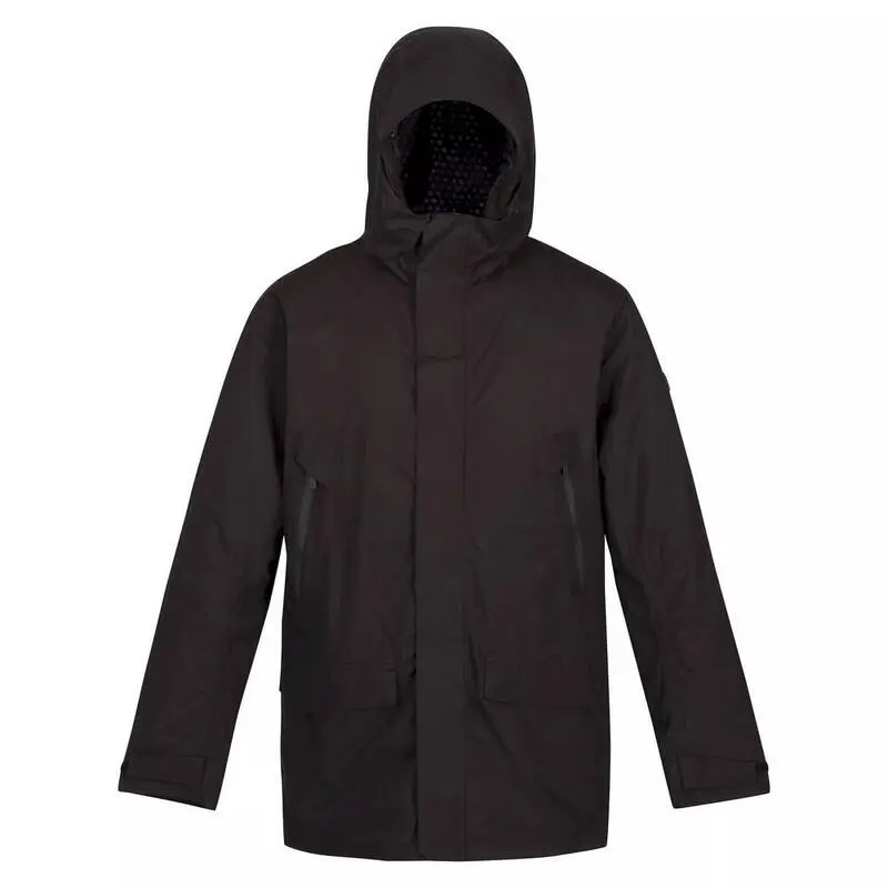 Regatta Chaqueta Impermeable Rulford Para Hombre Negro
