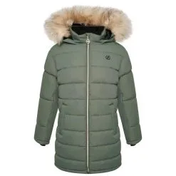 Dare 2b Chaqueta Impermeable Striking II Niñas Verde Pato