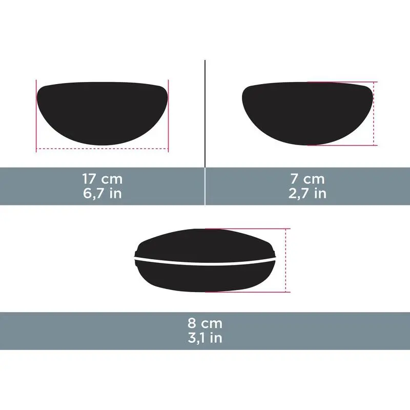 Funda Gafas Rígida Quechua Case 560 Negro - Imagen 5