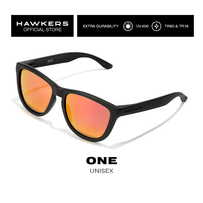 HAWKERS Gafas De Sol Para Hombres Y Mujeres ONE CARBON Black Rose Gold - Imagen 6