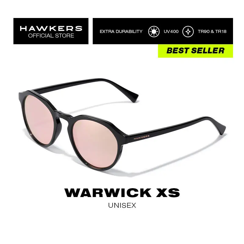 HAWKERS Gafas De Sol Para Hombres Y Mujeres WARWICK XS Black Rose Gold