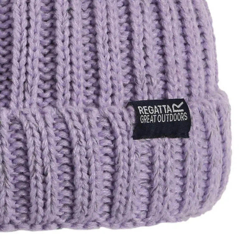 Regatta Gorro Beanie Luminosity III Para Niños/Niñas Lila Escarcha - Imagen 3