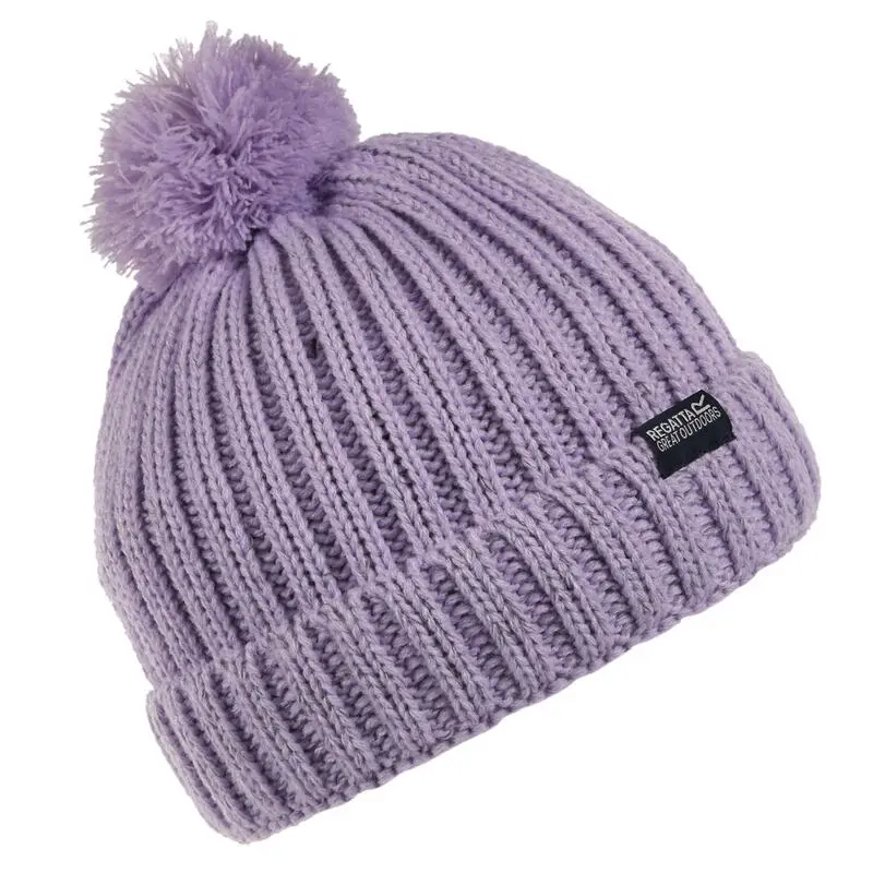 Regatta Gorro Beanie Luminosity III Para Niños/Niñas Lila Escarcha