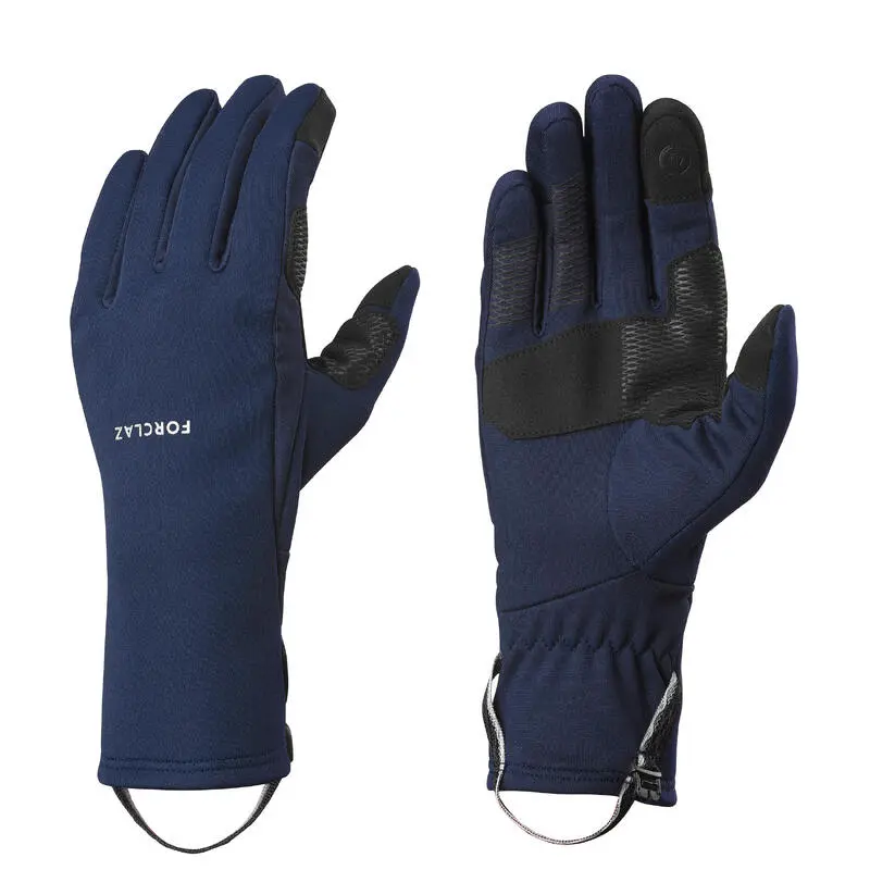 Guantes De Montaña Y Trekking Táctiles Adulto Forclaz MT500 Gris - Imagen 6