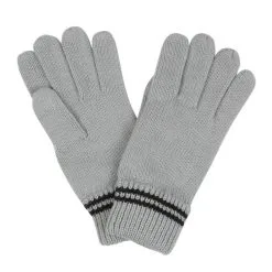Regatta Guantes Diseño Jaspeada Balton III De Punto Para Hombre Gris Tormenta