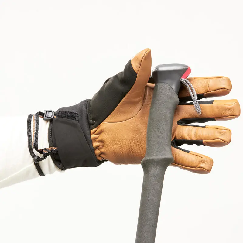 Forclaz Guantes Térmicos De Montaña Y Trekking De Piel Impermeables Adulto MT 900 - Imagen 4