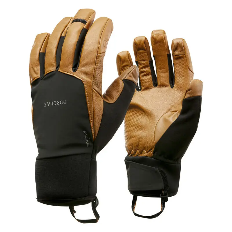 Forclaz Guantes Térmicos De Montaña Y Trekking De Piel Impermeables Adulto MT 900