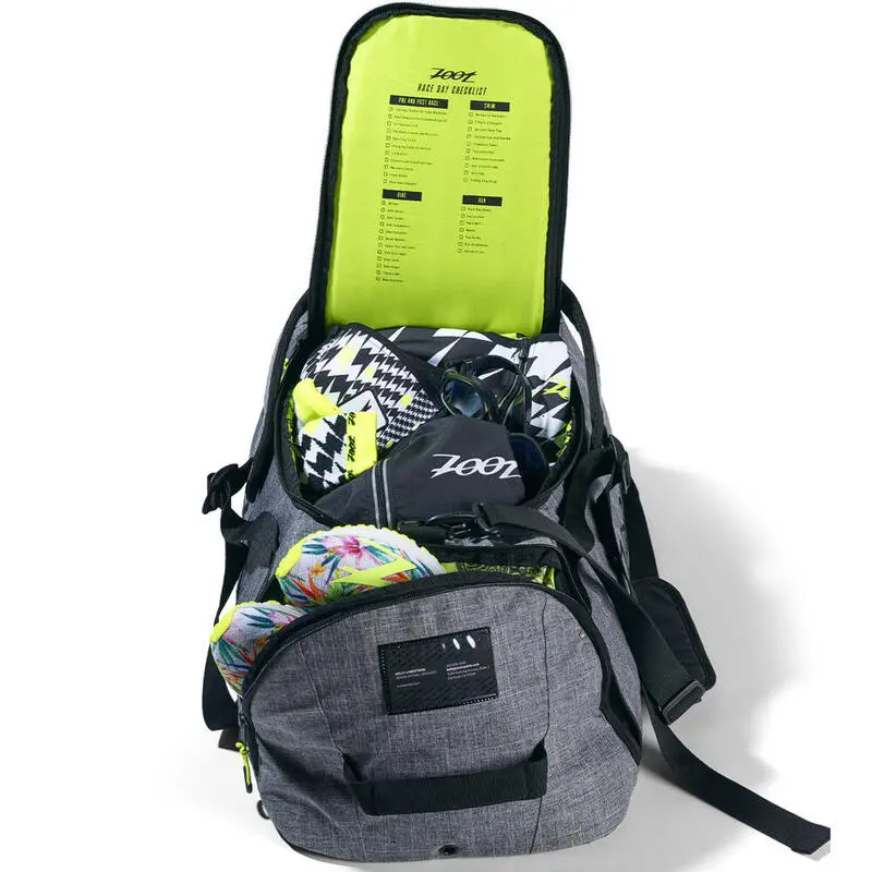Mochila Bolsa De Lona Para Triatlón Unisex Canvas Gris ZOOT - Imagen 3