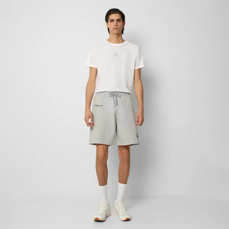 Pantalón Corto De Hombre Scalpers ADN COTTON SHORT Azul Marino De Algodón - Imagen 6