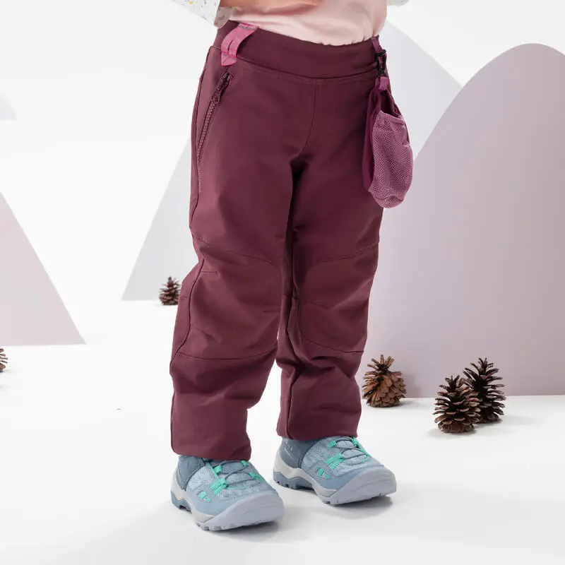 Pantalón Montaña Y Trekking Perlante Niños 2 A 6 Años Quechua MH550 Gris - Imagen 6