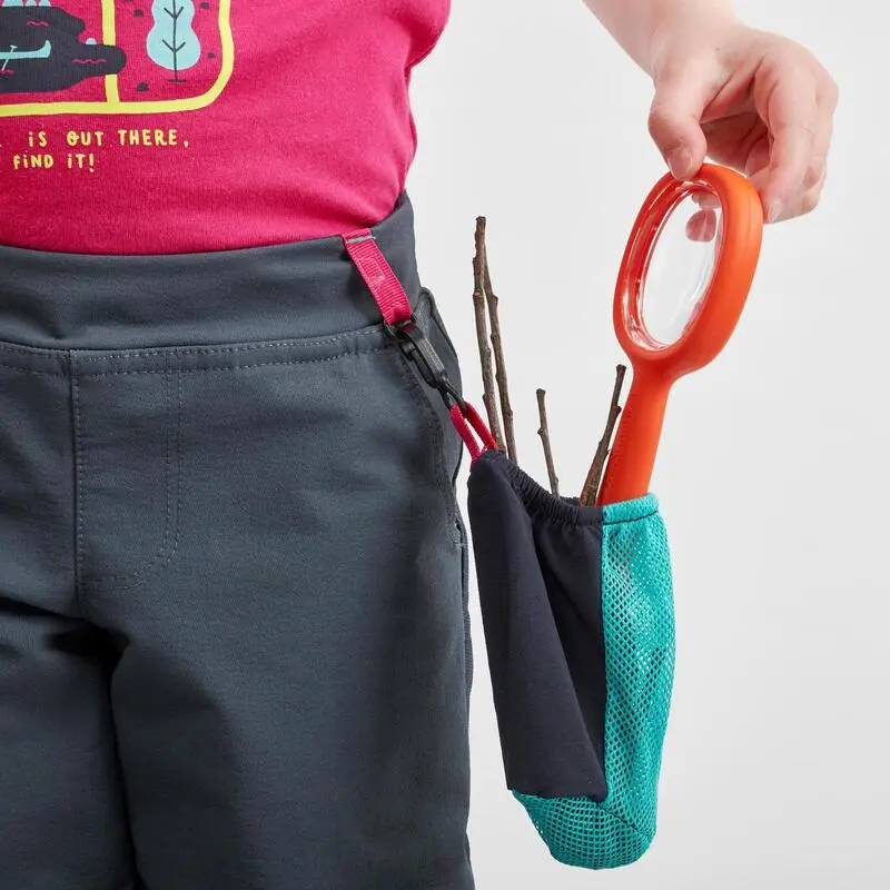 Pantalón Montaña Y Trekking Perlante Niños 2 A 6 Años Quechua MH550 Gris - Imagen 4