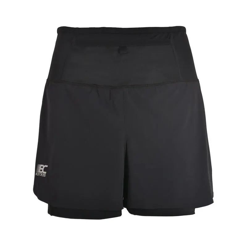 BODYCROSS Pantalones Cortos De Running LINH ULTRA Negro