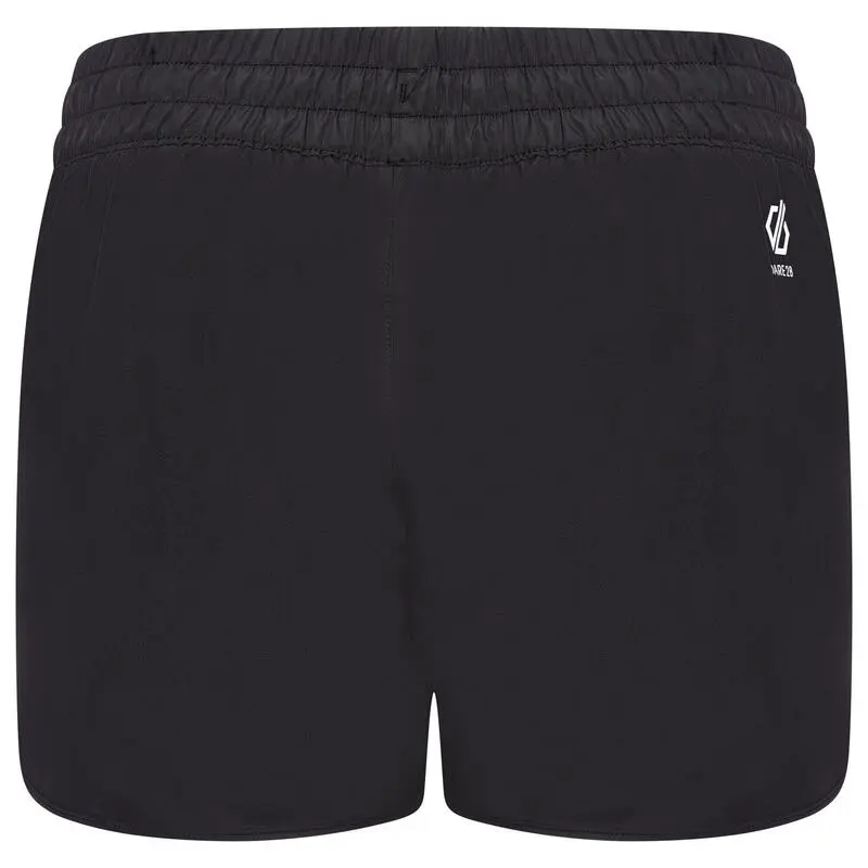 Dare 2b Pantalones Cortos Sprint Up Diseño 2 En 1 Para Mujer Negro, Blanco - Imagen 2