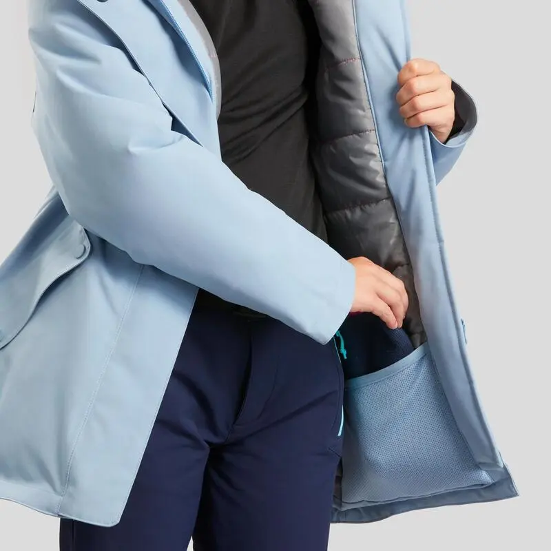 Parka De Montaña Y Nieve Niños 7 A 15 Años Quechua SH500 Ultra-Warm Azul - Imagen 4