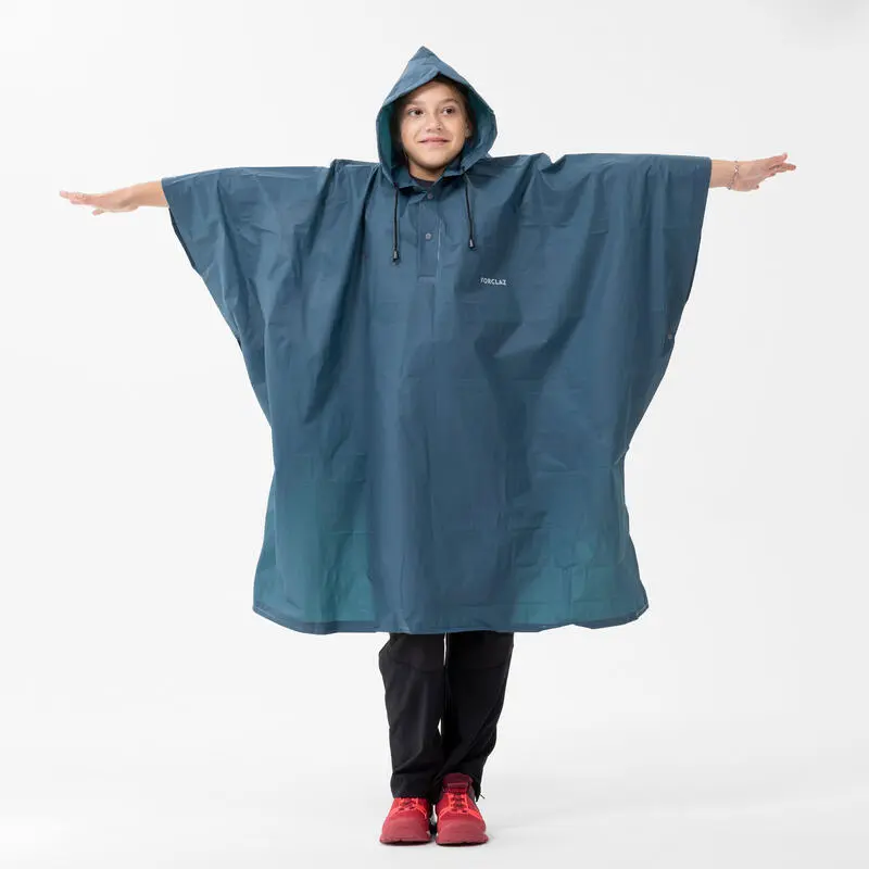 Poncho Impermeable De Montaña Y Trekking Máx. 10 Litros Adulto Forclaz 50 - Imagen 3