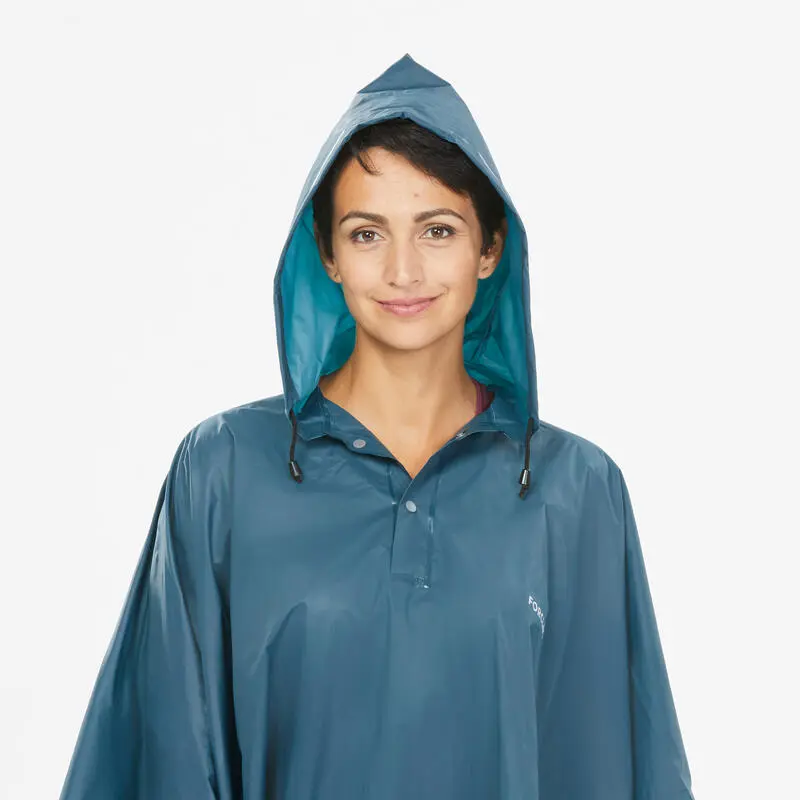 Poncho Impermeable De Montaña Y Trekking Máx. 10 Litros Adulto Forclaz 50 - Imagen 4