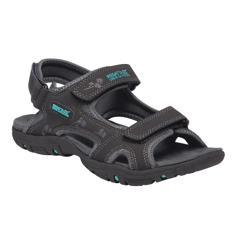 Regatta Sandalias Haris Para Mujer Marino, Negro - Imagen 6
