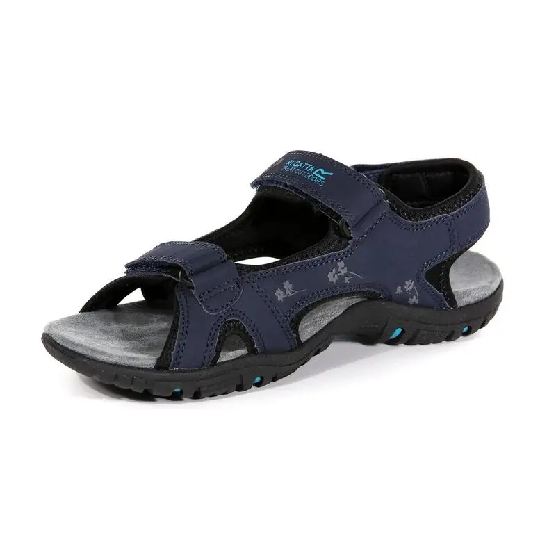 Regatta Sandalias Haris Para Mujer Marino, Negro - Imagen 3