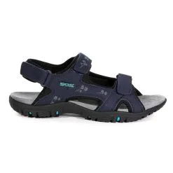 Regatta Sandalias Haris Para Mujer Marino, Negro