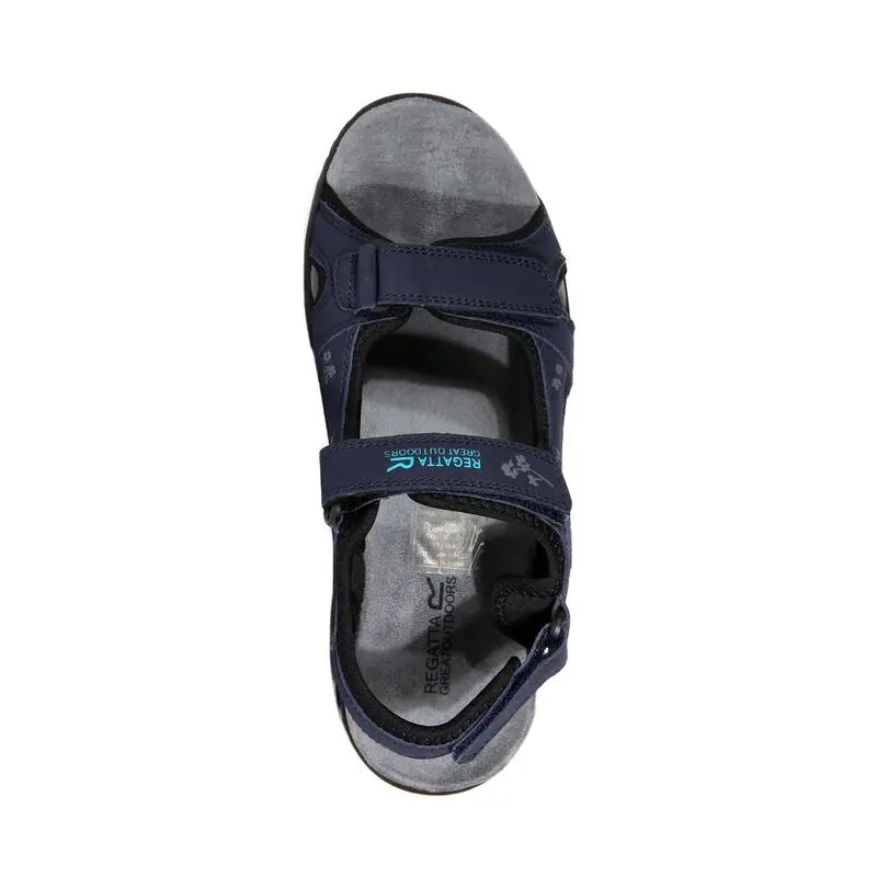 Regatta Sandalias Haris Para Mujer Marino, Negro - Imagen 4