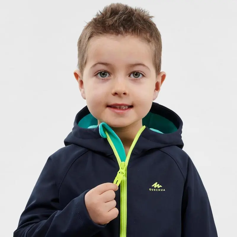 Quechua Softshell De Montaña Y Trekking NIños 2-6 Años Quecha MH550 Azul - Imagen 5