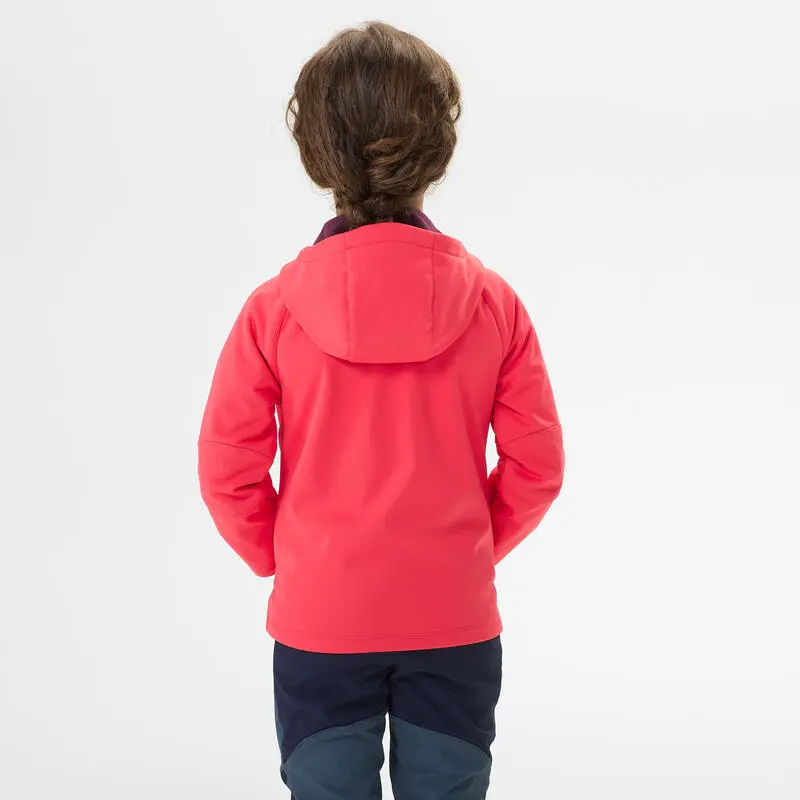 Softshell Montaña Y Trekking Niños 2-6 Años Quechua MH550 Rosa - Imagen 2