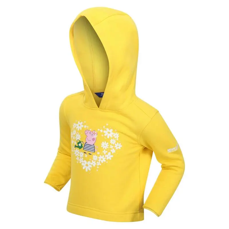 Regatta Sudadera De Peppa Pig Floral Para Niños/Niñas Amarillo Maíz - Imagen 4