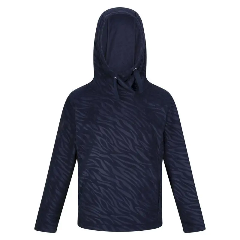 Regatta Sudadera Kalina Estampado De Cebra De Polar Para Niños/Niñas Marino