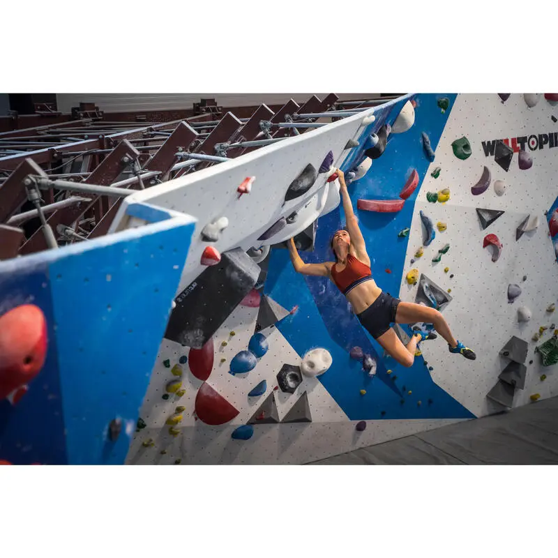 Sujetador Top De Escalada Mujer Simond Climbing Bra Race Rojo Rosa - Imagen 4