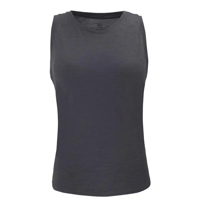 GIPFELGLÜCK Tank Top Marie Senderismo/exterior/tremetismo Para Mujeres, Con Lana Merina - Imagen 6