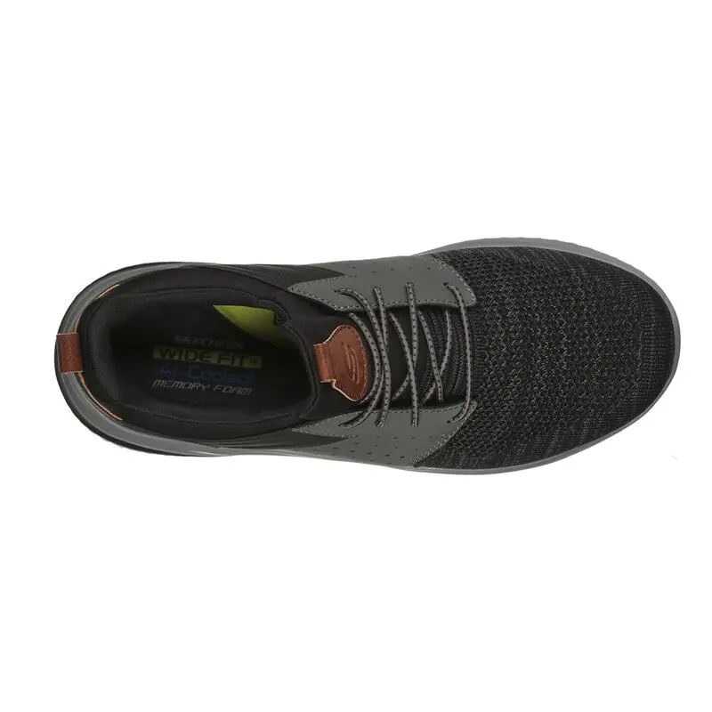 Zapatillas Caminar Hombre SKECHERS Delson 3.0-Cicada Negro - Imagen 3