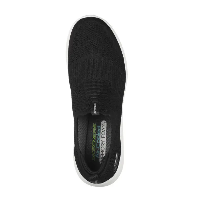 Zapatillas Caminar Hombre Skechers Slip On Opco Spring Negra - Imagen 4