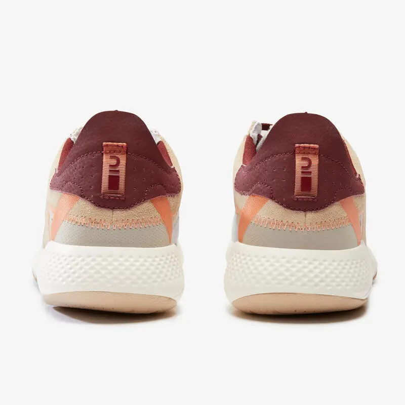 Newfeel Zapatillas Caminar Mujer Actiwalk 500 Gris Naranja - Imagen 3