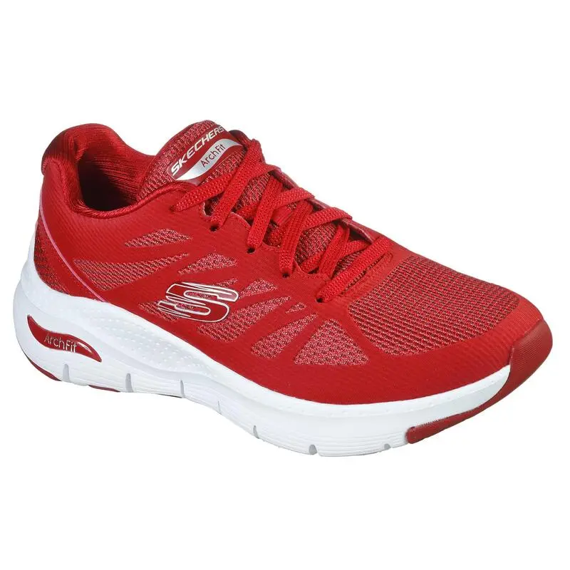 Zapatillas Caminar Mujer Skechers Arch Fit Cool Oasis Rojo - Imagen 2