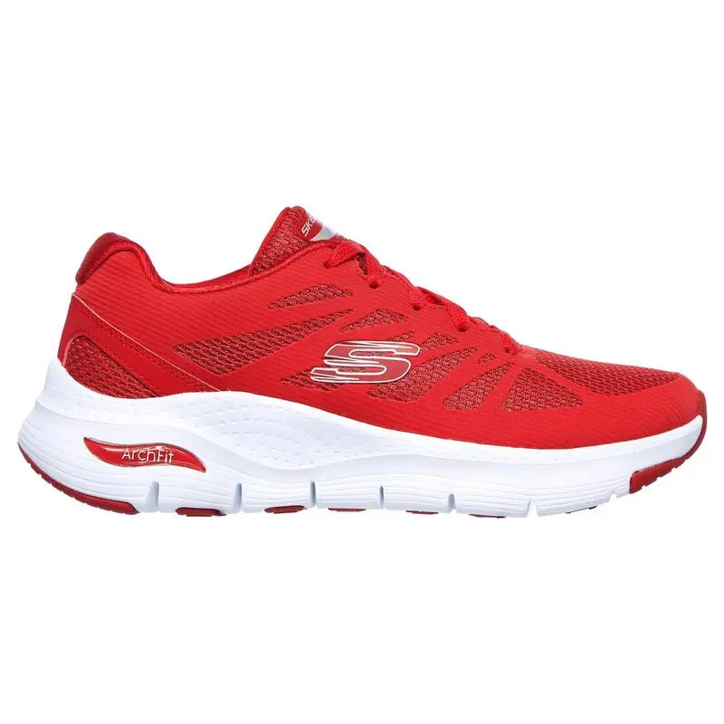 Zapatillas Caminar Mujer Skechers Arch Fit Cool Oasis Rojo