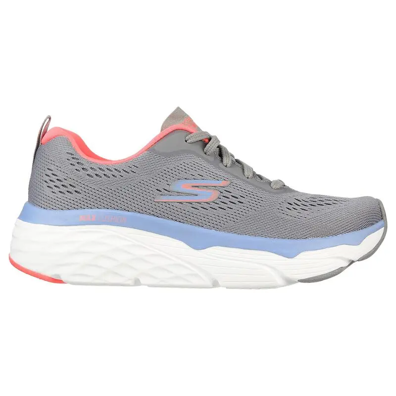Zapatillas Caminar Mujer Skechers Max Cushioning Elite Gris
