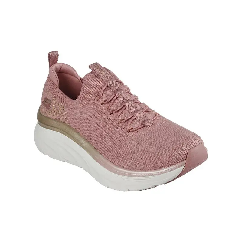 Zapatillas Caminar Mujer SKECHERS Relaxed Fit D'Lux Walker-Let It Glow Rosa - Imagen 2